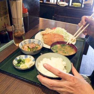 五反田焼鳥おかめの生鯵フライ