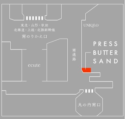 バターサンド地図