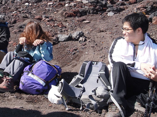 富士山　9号目広場