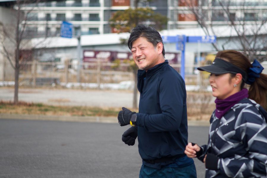 東京マラソン2019　チャリティランナー練習