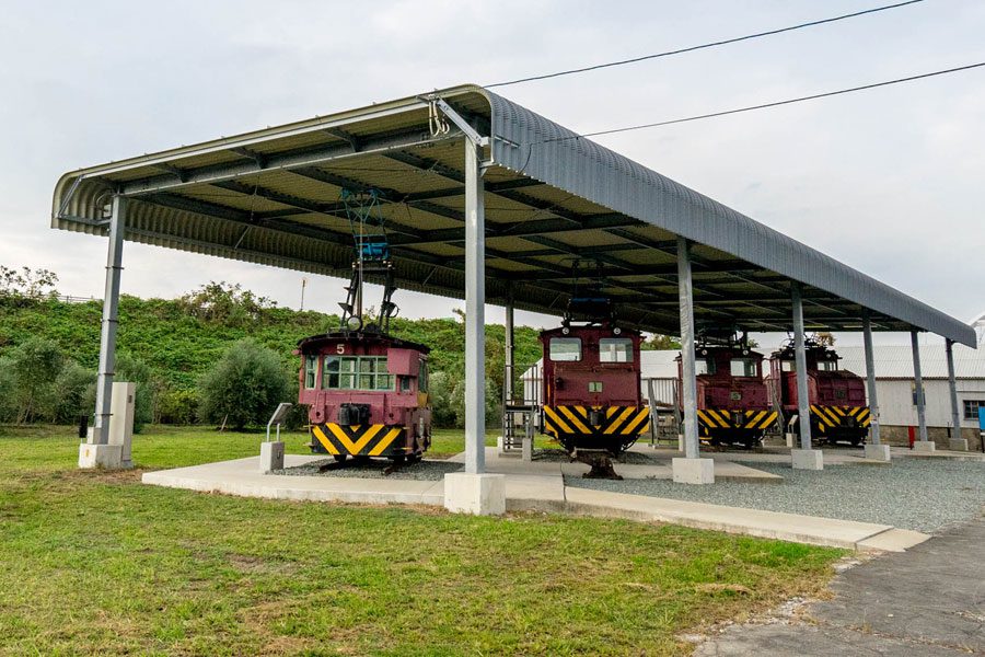 三川坑跡　炭鉱電車